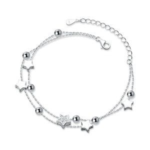 925 Sterling Silver Bracelet (Stars)